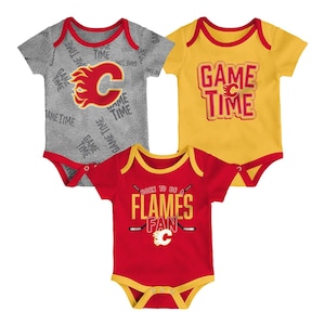 Infant Calgary Flames Game Time Creeper Set