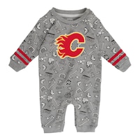 Outerstuff Kids' Calgary Flames Gifted Player Long Sleeve Coverall Front_Flat