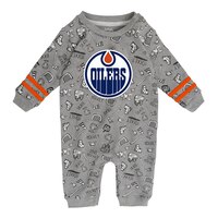 Infant Edmonton Oilers Gifted Coverall Front_Flat