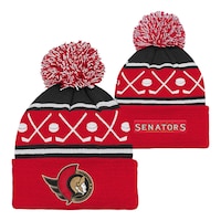 Infant Ottawa Senators Face Off Cuffed Pom Knit Composite_or_Mixed