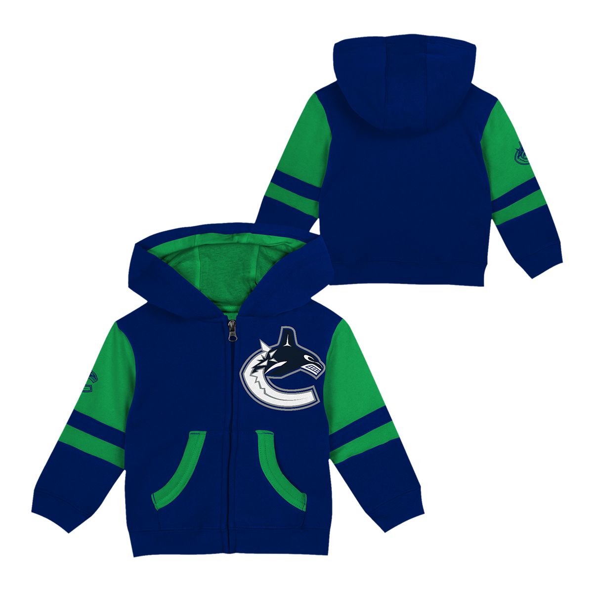 Toddler Vancouver Canucks Outerstuff Faceoff Full Zip Hoodie