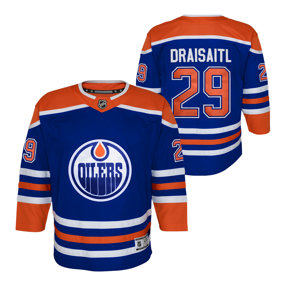 Edmonton Oilers Home Outer Stuff Premier Youth Jersey - Leon Draisaitl