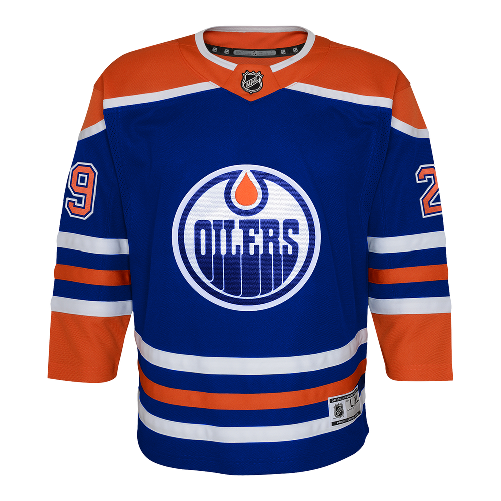 Got my Oilers jersey in today an man the Love Ya Blue is even