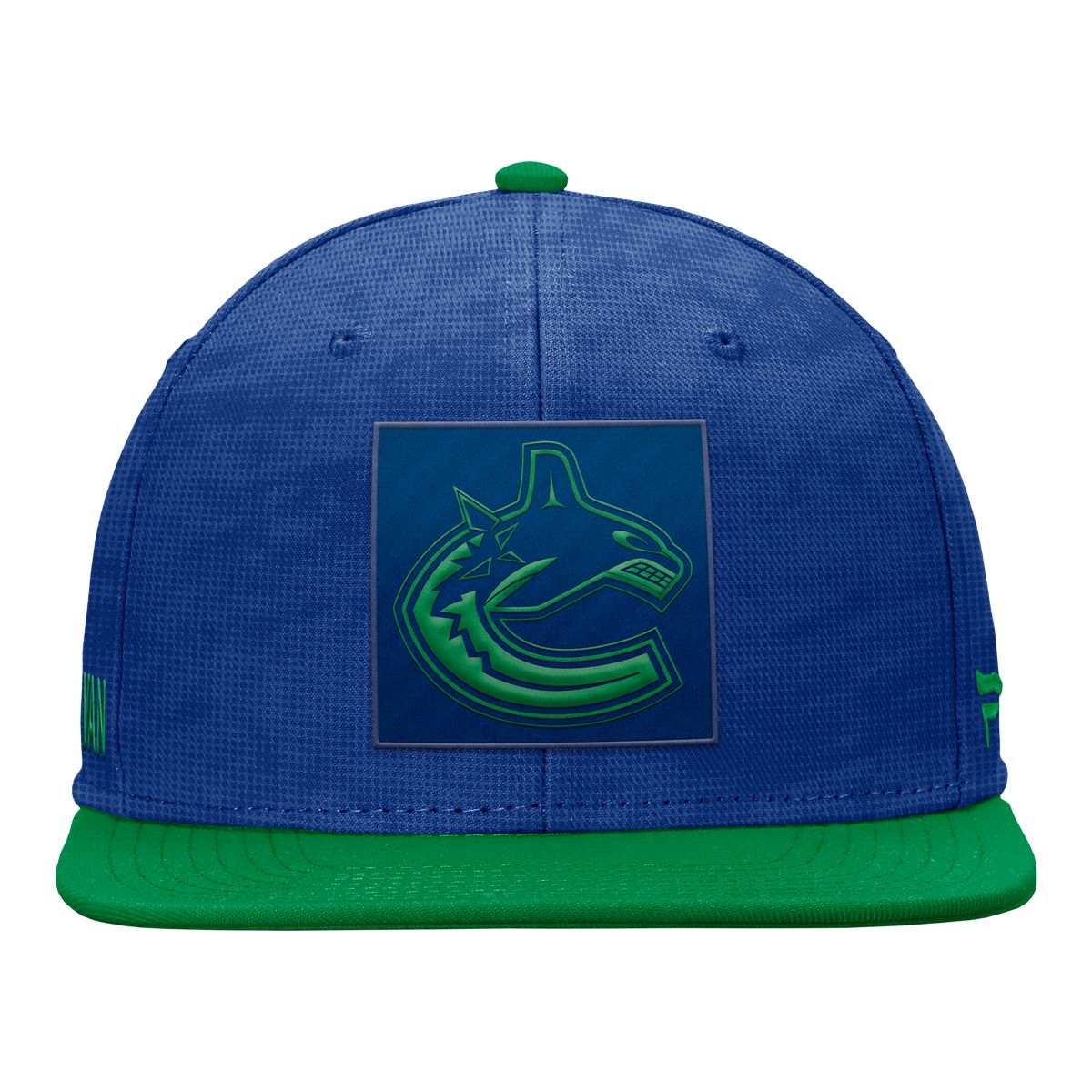 Vancouver Canucks Fanatics Alternate Authentic Pro Rink Snapback Cap