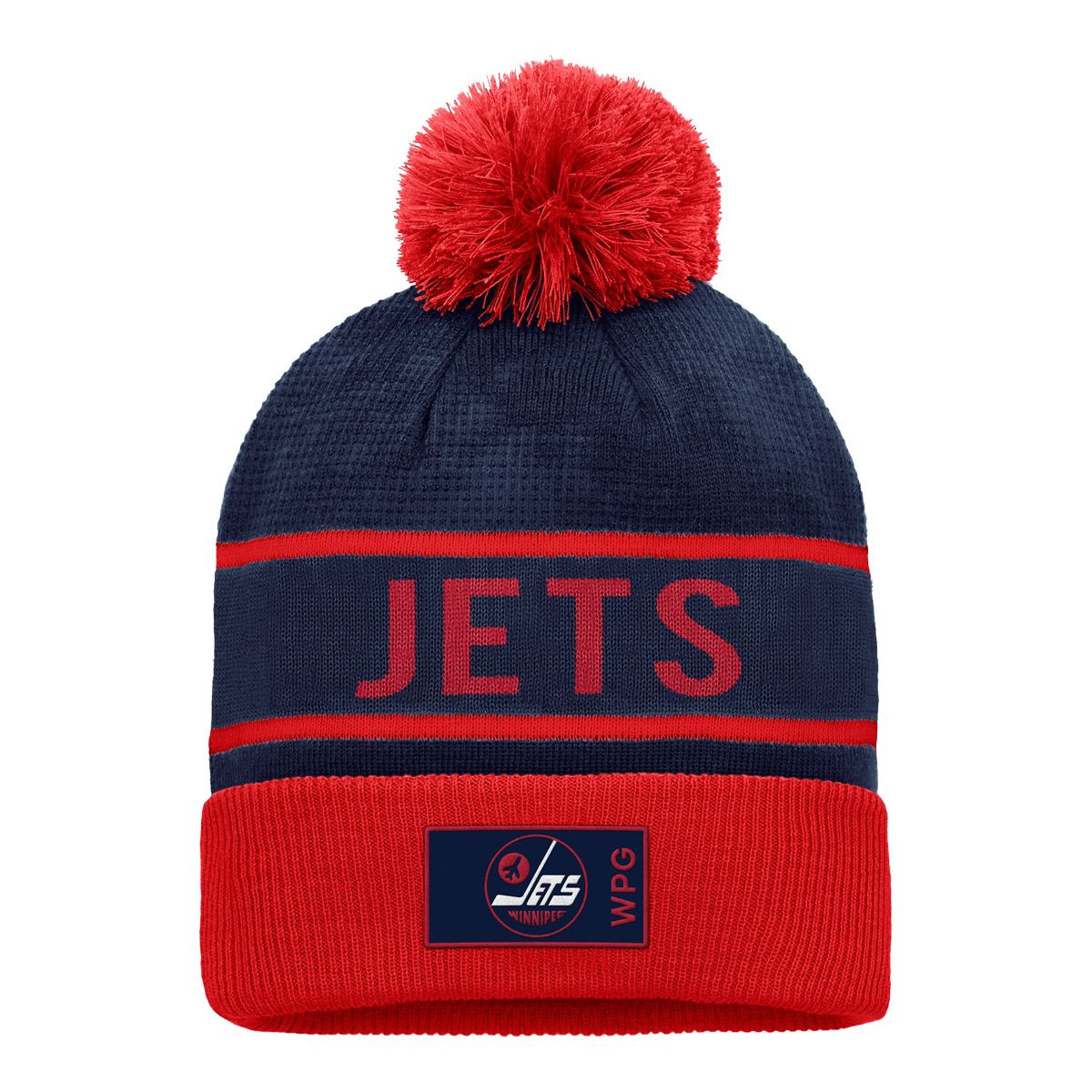 New York Jets Football Men's New Era Sport Cuffed Pom Knit Hat