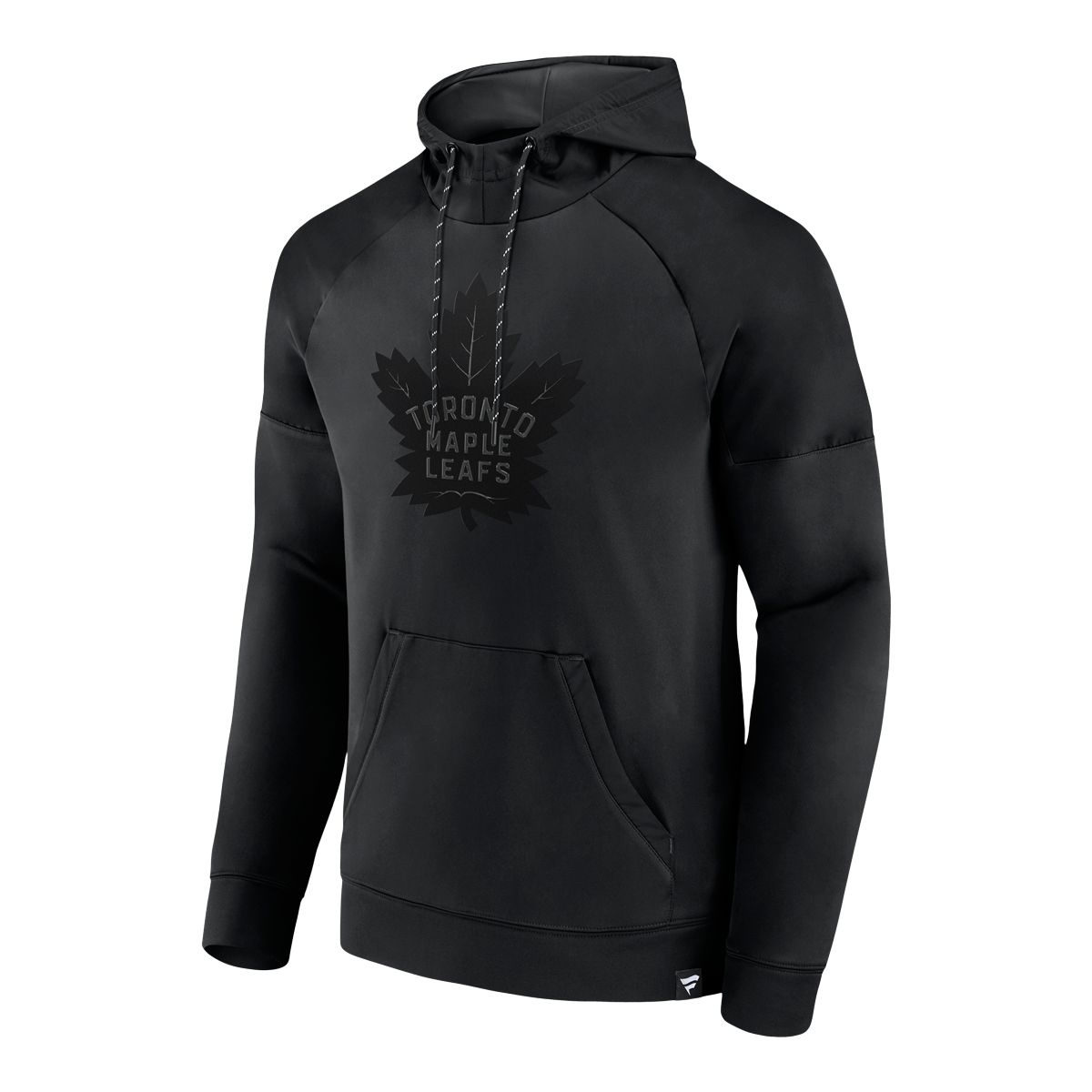 Toronto Maple Leafs Fanatics Black Ice Defender Pullover Hoodie