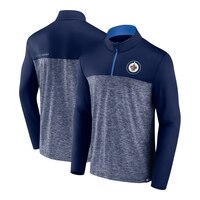 Winnipeg Jets Fanatics Iconic Defender 1/4 Zip Long Sleeve Top Composite_or_Mixed
