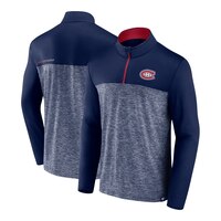 Montreal Canadiens Fanatics Iconic Defender Quarter Zip Long Sleeve Top Composite_or_Mixed