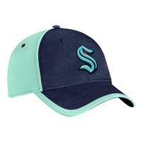 Seattle Kraken Fanatics Authentic Pro Rink Flex Hat Front_Three_Fourths_Angled_Right