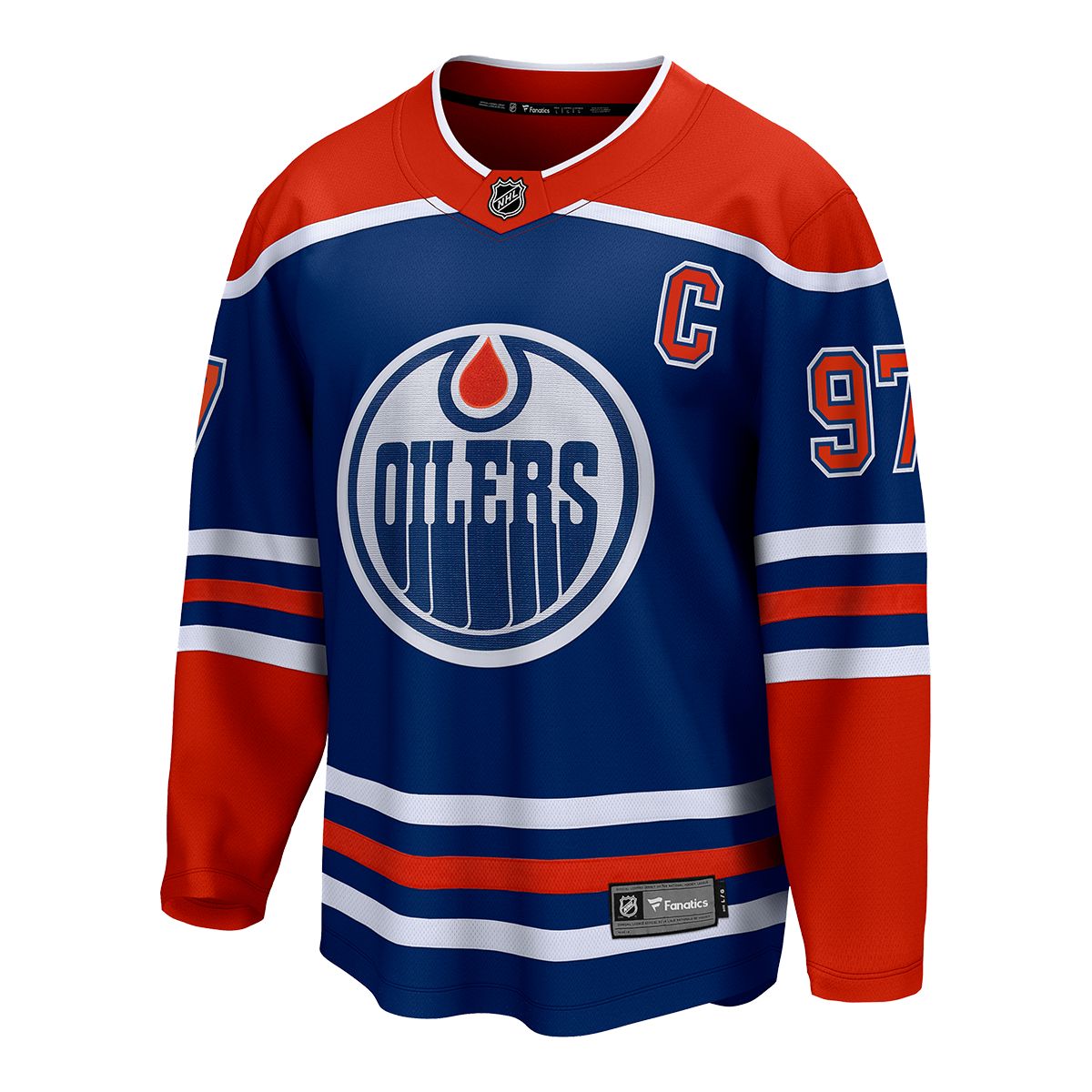 Edmonton Oilers Fanatics Connor McDavid Breakaway Home Jersey