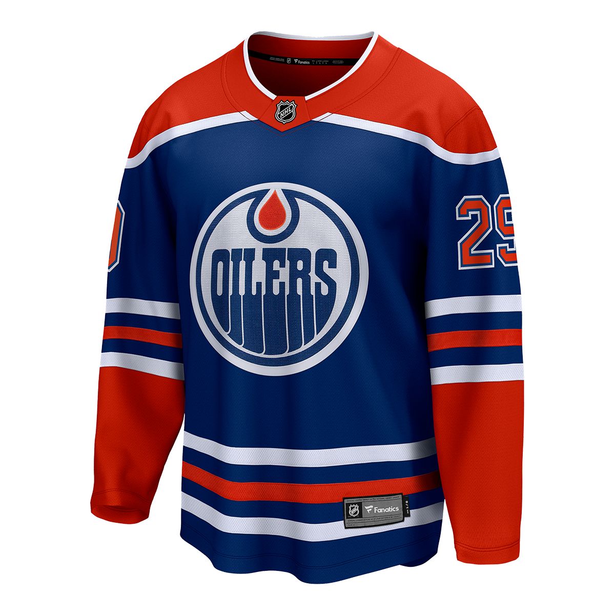 Edmonton Oilers Fanatics Men's Draisaitl Breakaway PA Jersey