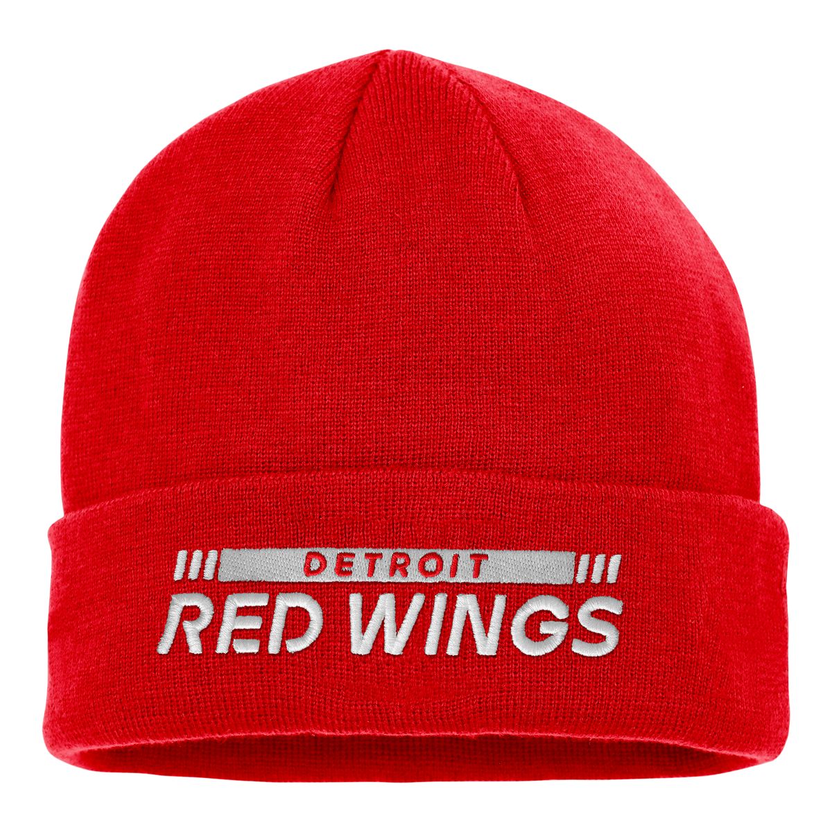 Detroit Red Wings Fanatics Authentic Pro Rink Cuffed Knit Hat