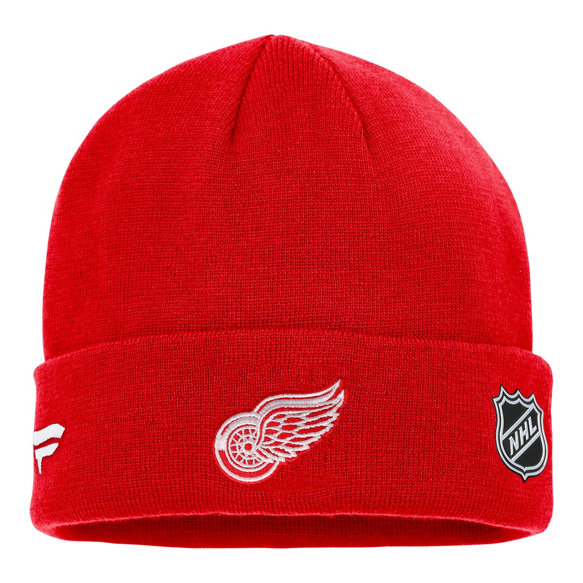 Detroit Red Wings Fanatics Authentic Pro Rink Cuffed Knit Hat