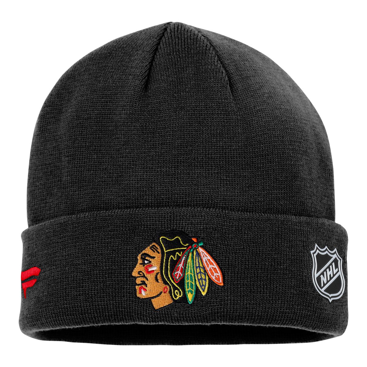 Chicago Blackhawks Fanatics Authentic Pro Rink Cuffed Knit Hat