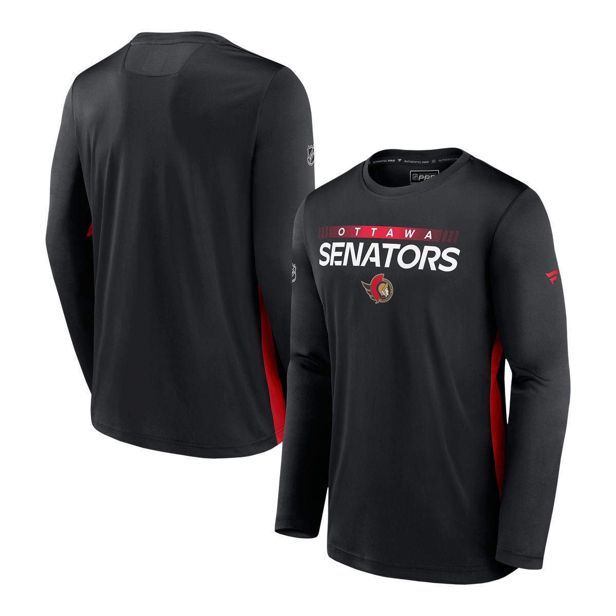Ottawa Senators Fanatics Authentic Pro Rink Tech Long Sleeve Shirt