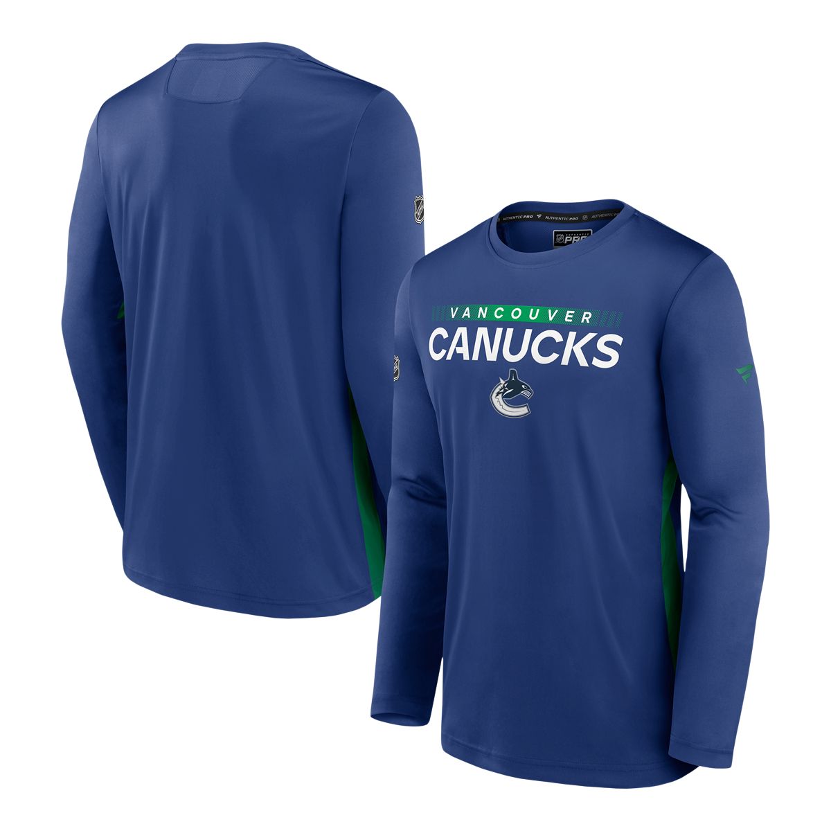 Vancouver Canucks Fanatics Authentic Pro Rink Tech T Shirt
