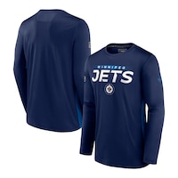 Winnipeg Jets Fanatics Authentic Pro Rink Tech Long Sleeve Shirt Composite_or_Mixed