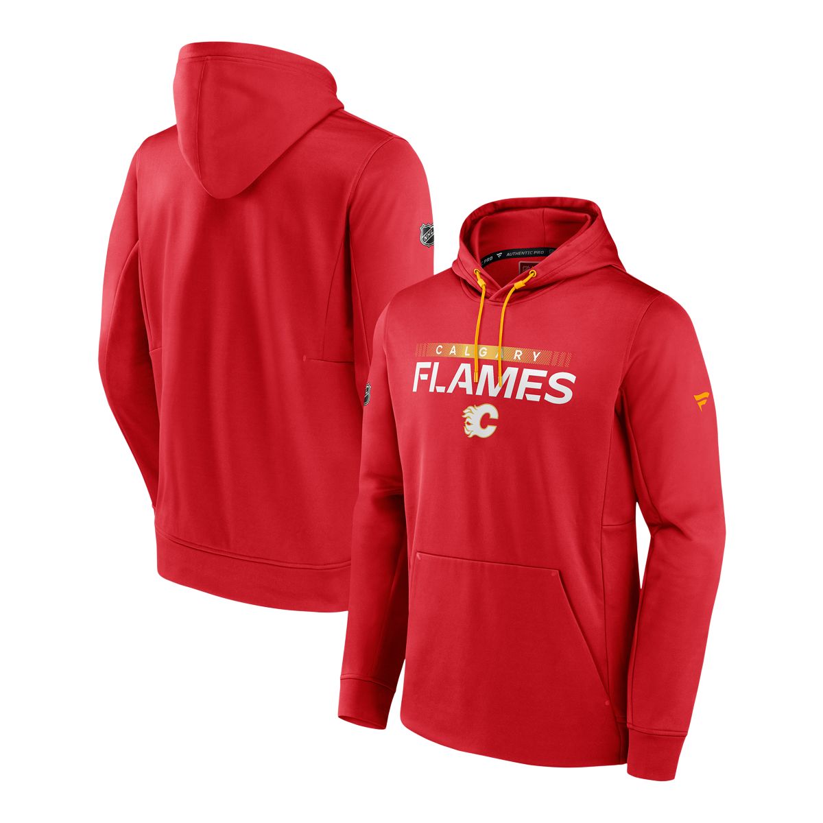 FANATICS Calgary Flames Fanatics Women's Authentic Pro Road Performance  Hoodie