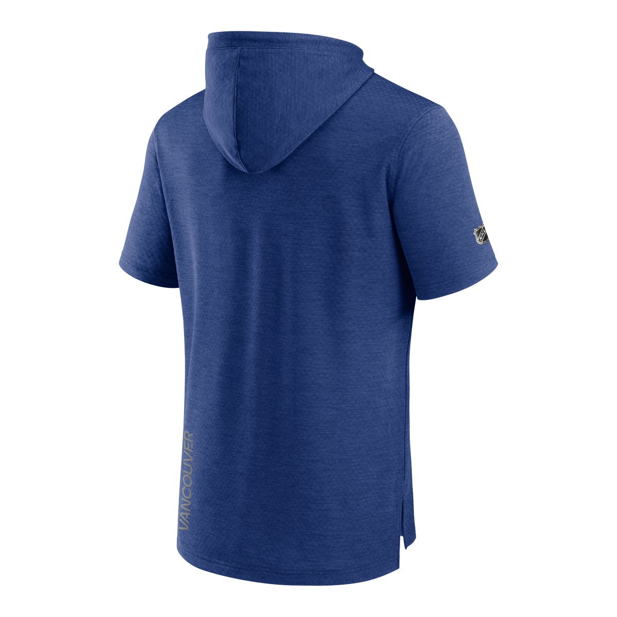 Vancouver Canucks Fanatics Authentic Pro Road Short Sleeve Performance Hoodie