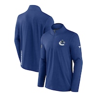Vancouver Canucks Fanatics Authentic Pro Rink Fleece Quiz Top Composite_or_Mixed
