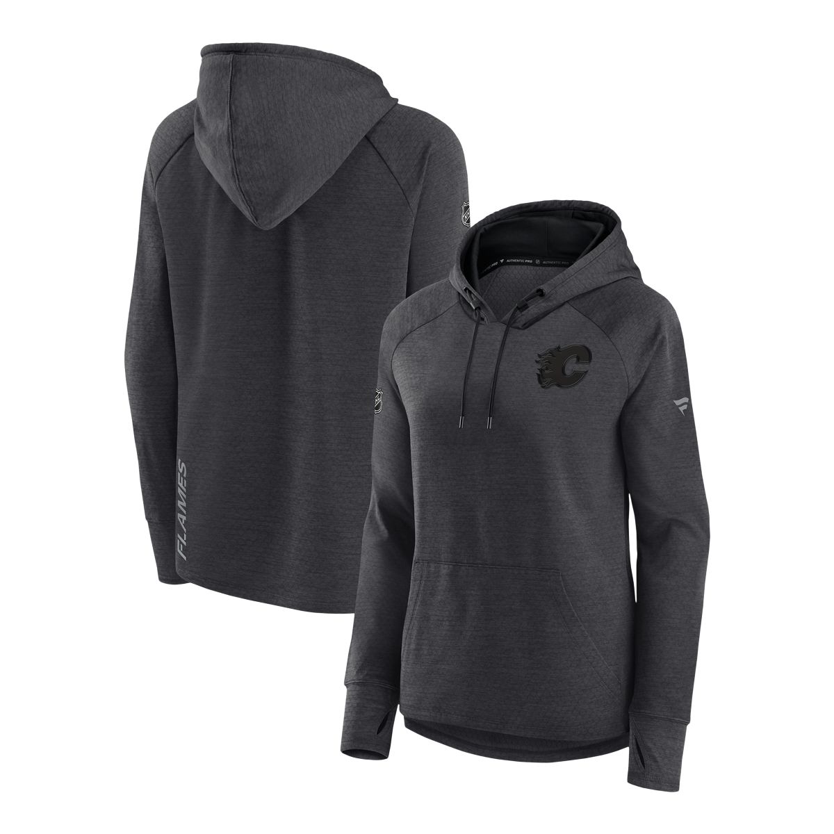 FANATICS Calgary Flames Fanatics Women's Authentic Pro Road Performance  Hoodie