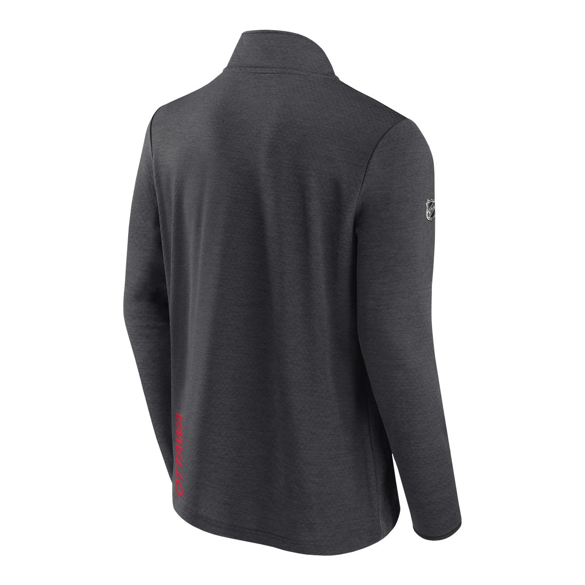 Fanatics Ottawa Senators Authentic Pro Rink Fleece Quarter Zip Top