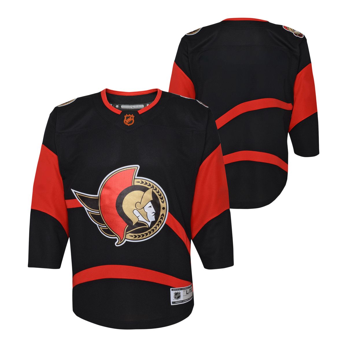 NHL Ottawa Senators Hockey Jersey / Mens Large / Made in Canada Signed