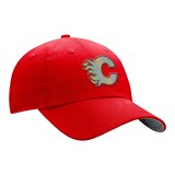 Calgary Flames Fanatics Women's Glimmer Struct Adjustable Cap Front_Three_Fourths_Angled_Right