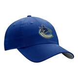 Vancouver Canucks Fanatics Women's Glimmer Struct Adjustable Cap Front_Three_Fourths_Angled_Right