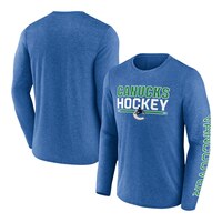 Vancouver Canucks Fanatics Sweep Long Sleeve Shirt Composite_or_Mixed