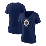 Winnipeg Jets Fanatics Women's Primary Logo T Shirt Composite_or_Mixed