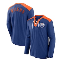 Edmonton Oilers Fanatics On The Offensive Long Sleeve Shirt Composite_or_Mixed