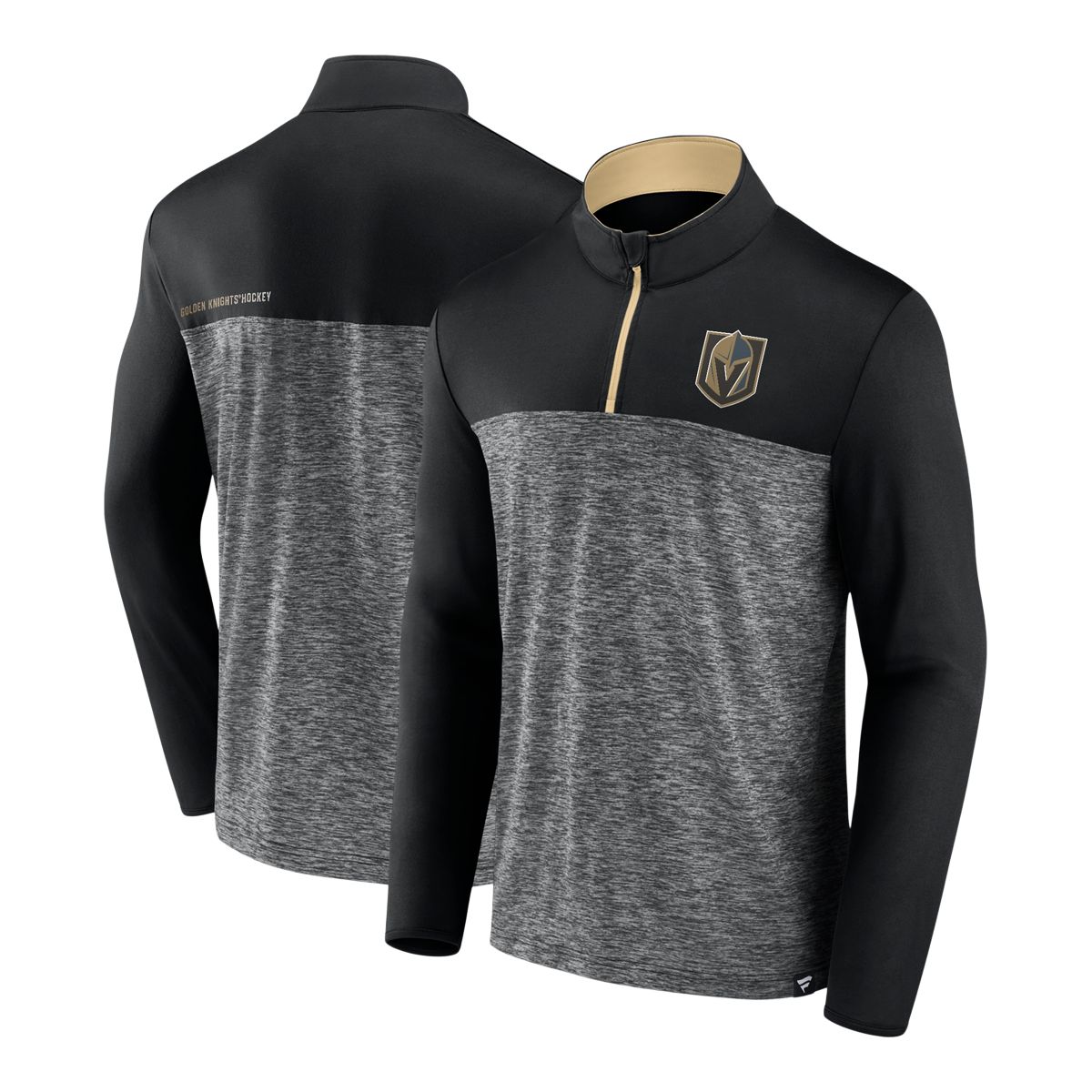 Vegas Golden Knights Fanatics Persistence 1/4 Zip Long Sleeve Top