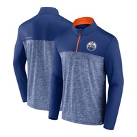 Edmonton Oilers Fanatics Persistence 1/4 Zip Long Sleeve Top Composite_or_Mixed