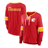 Calgary Flames Fanatics Women's Effervescent Long Sleeve Shirt Composite_or_Mixed