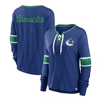 Vancouver Canucks Fanatics Women's Effervescent Long Sleeve Shirt Composite_or_Mixed