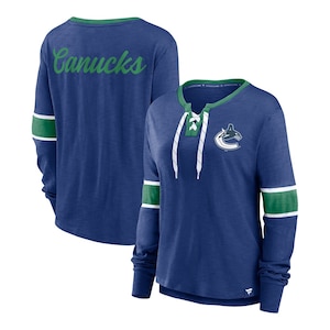 Vancouver Canucks Fanatics Women's Effervescent Long Sleeve Shirt