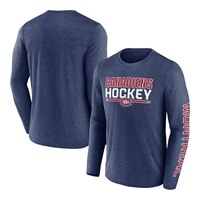 Montreal Canadiens Fanatics Sweep Long Sleeve Shirt Composite_or_Mixed