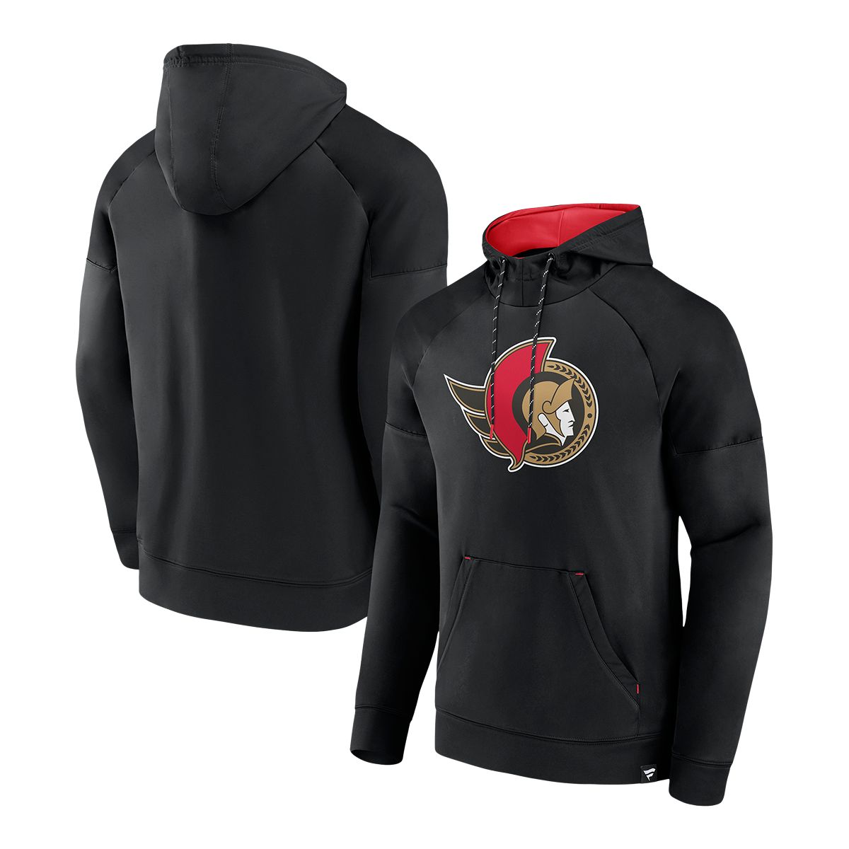 Calgary Flames Fanatics Authentic Pro Road Short Sleeve Performance Hoodie