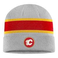 Calgary Flames Fanatics Holiday Cuffed Knit Hat Front_Flat