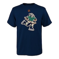 Youth Vancouver Canucks Outerstuff Reverse Retro Logo T Shirt Front_Flat