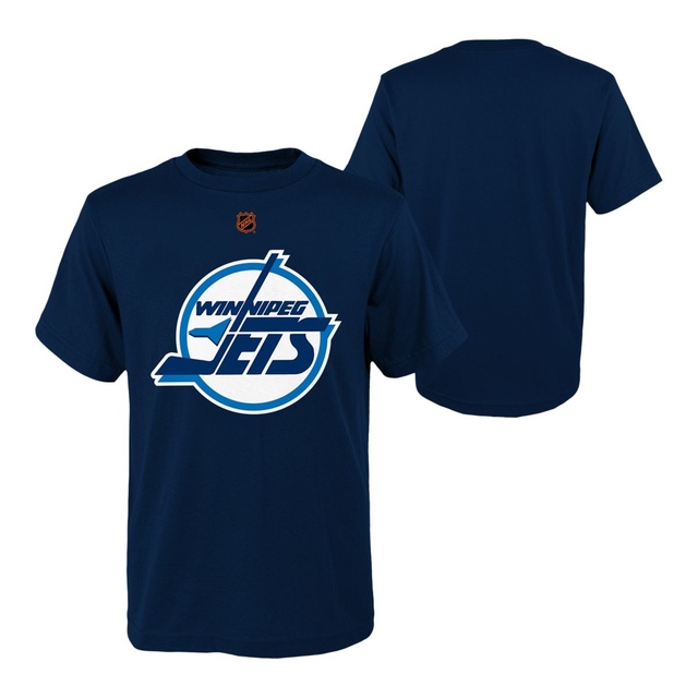 Youth Winnipeg Jets Outerstuff Reverse Retro Logo T Shirt SportChek