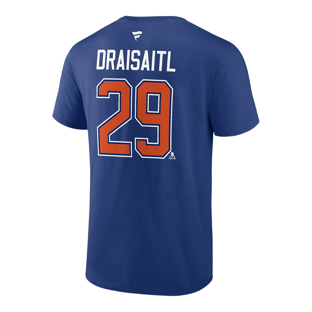 Edmonton Oilers Leon Draisaitl Fanatics Branded Navy Authentic Stack Name and Number T-Shirt