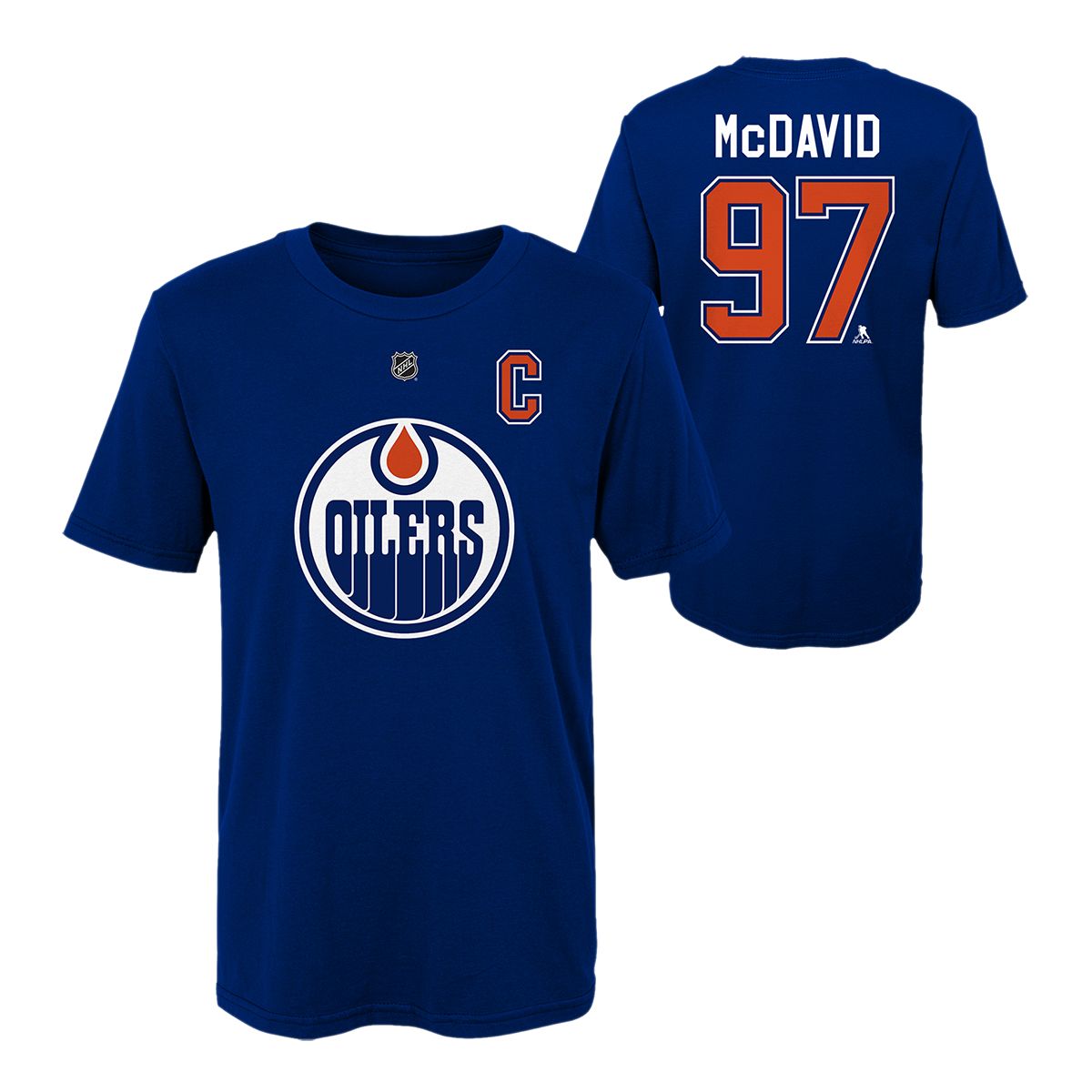 Child Edmonton Oilers Outerstuff Connor McDavid Player T Shirt