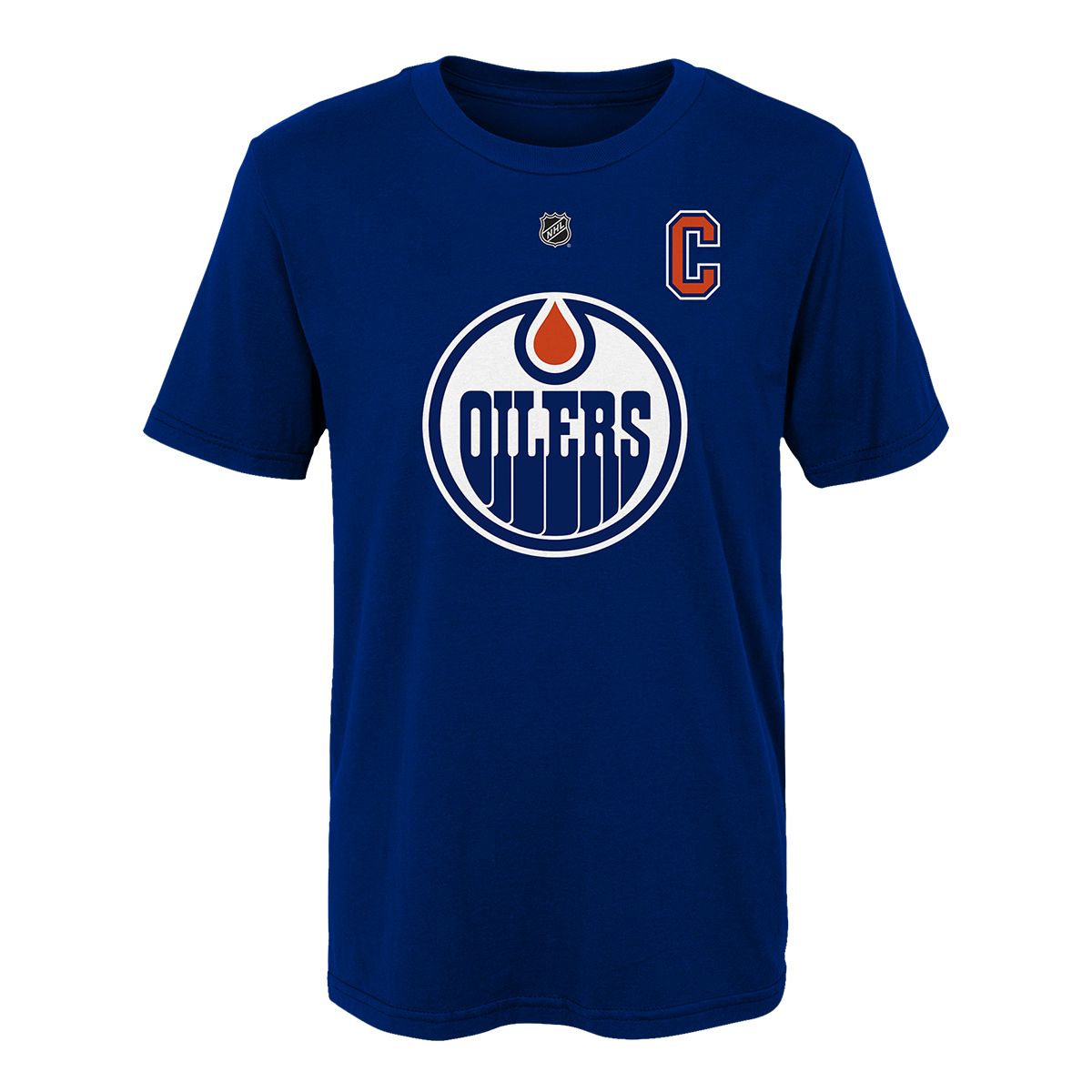 Child Edmonton Oilers Outerstuff Connor McDavid Player T Shirt