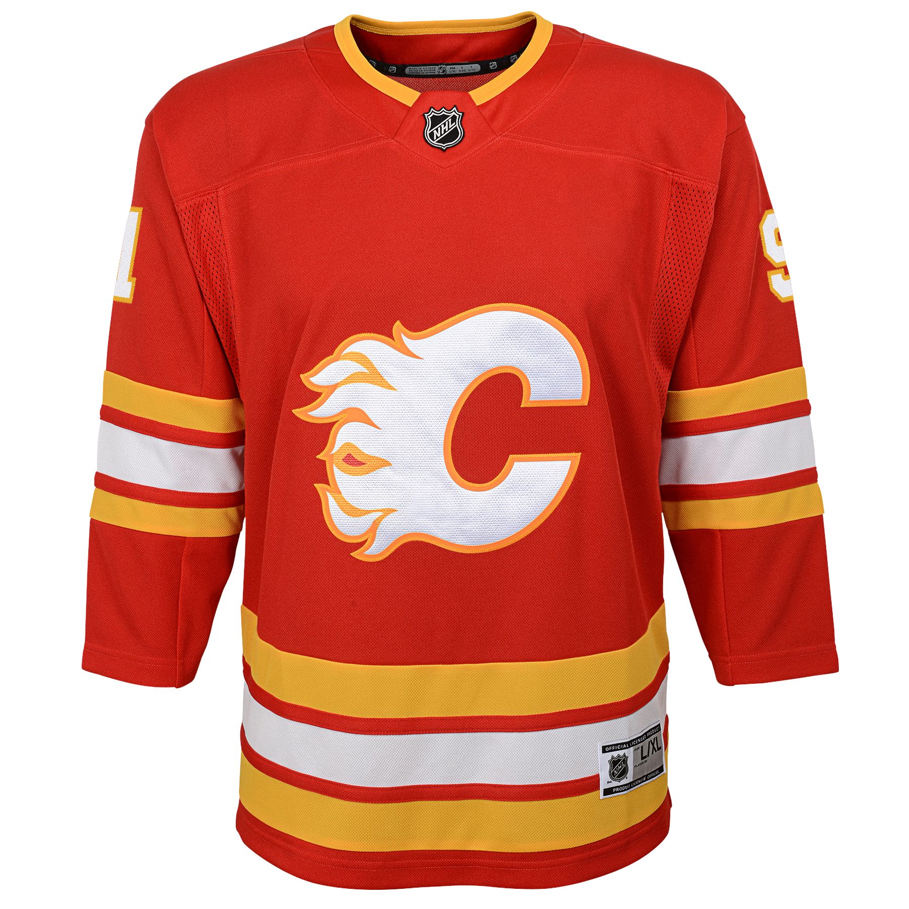Youth Calgary Flames NHL Nazem Kadri Premier Jersey
