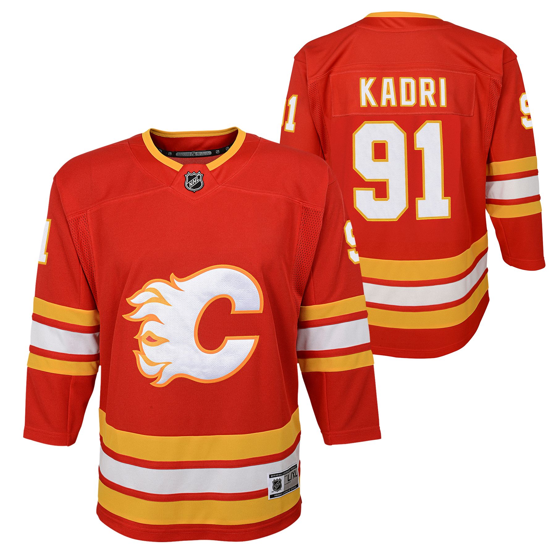 Youth Calgary Flames NHL Nazem Kadri Premier Jersey