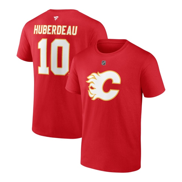 Calgary Flames Fanatics Authentic Stack T Shirt