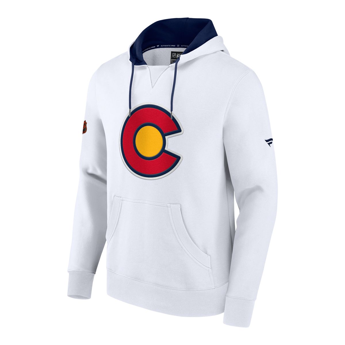 Colorado Avalanche Fanatics Reverse Retro Authentic Pro Fleece Hoodie