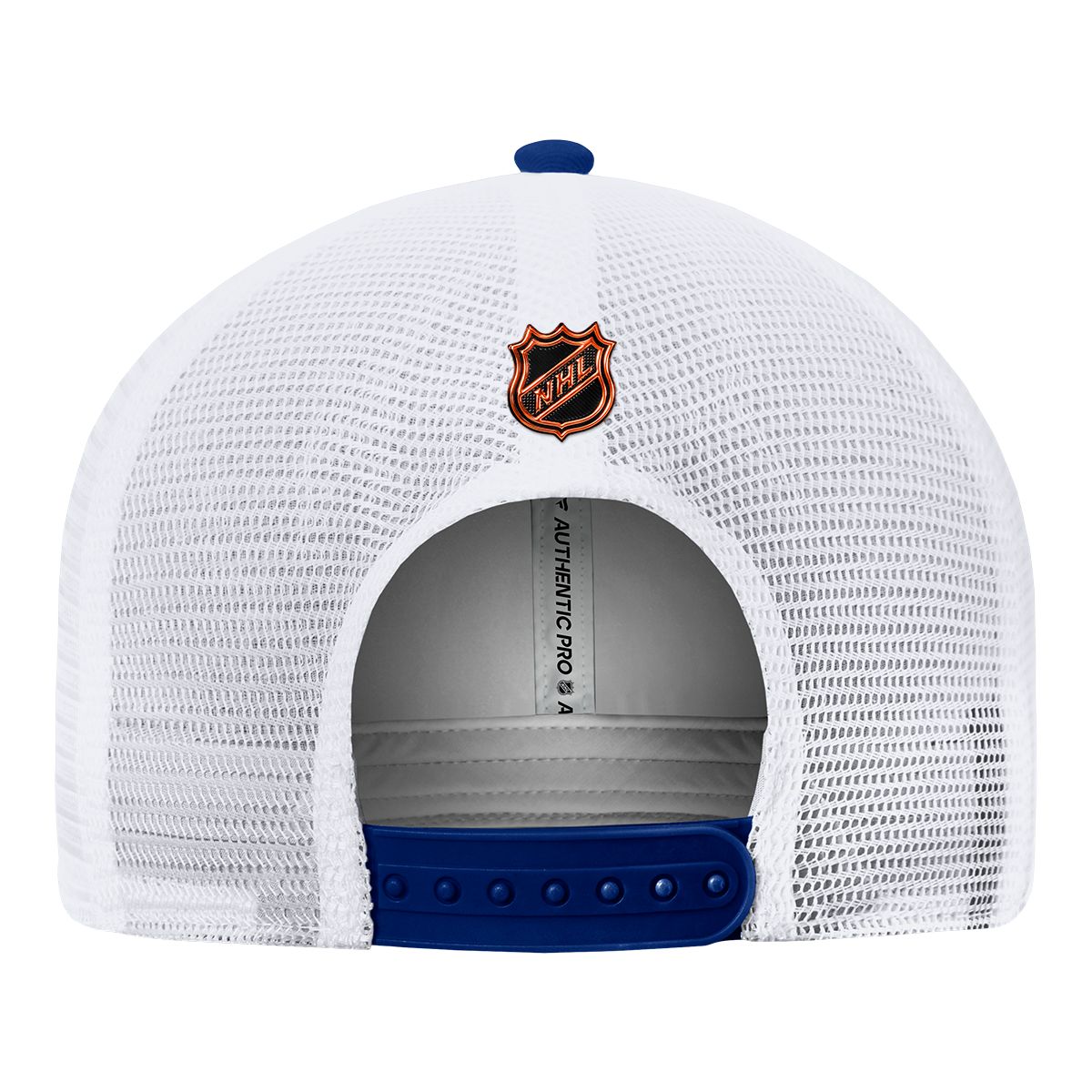 Montreal Canadiens Fanatics Authentic Pro Reverse Retro Struct Adjustable Cap Back_Flat